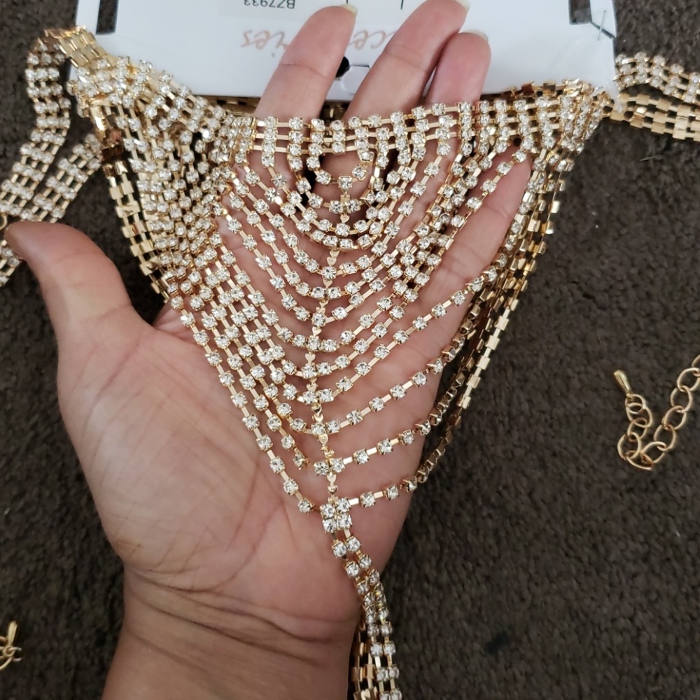 Rhinestone G-String - Picture 4 of 7